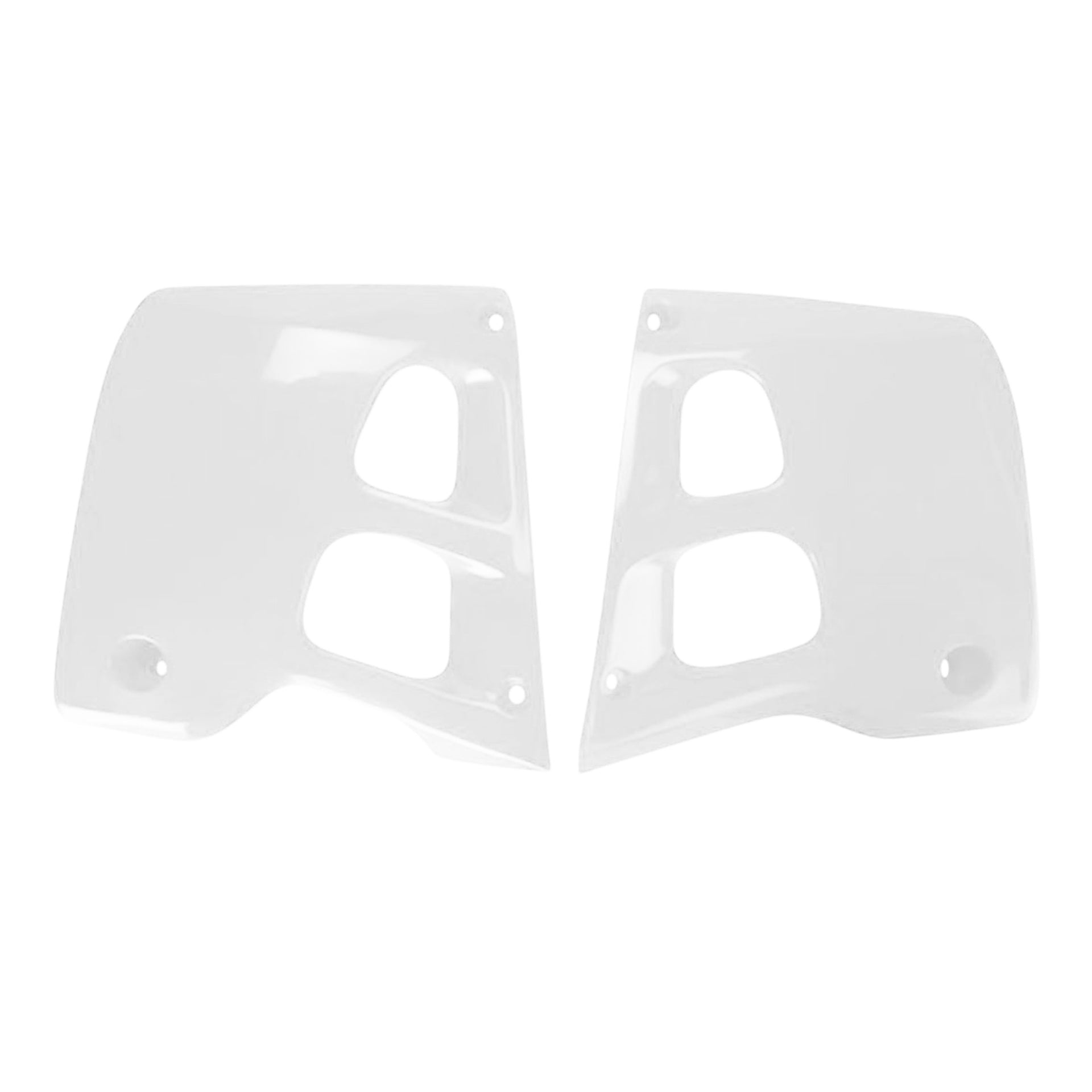 Radiator Scoops Cr125/250 White