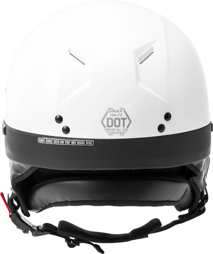 Hh 75 Half Helmet White Sm