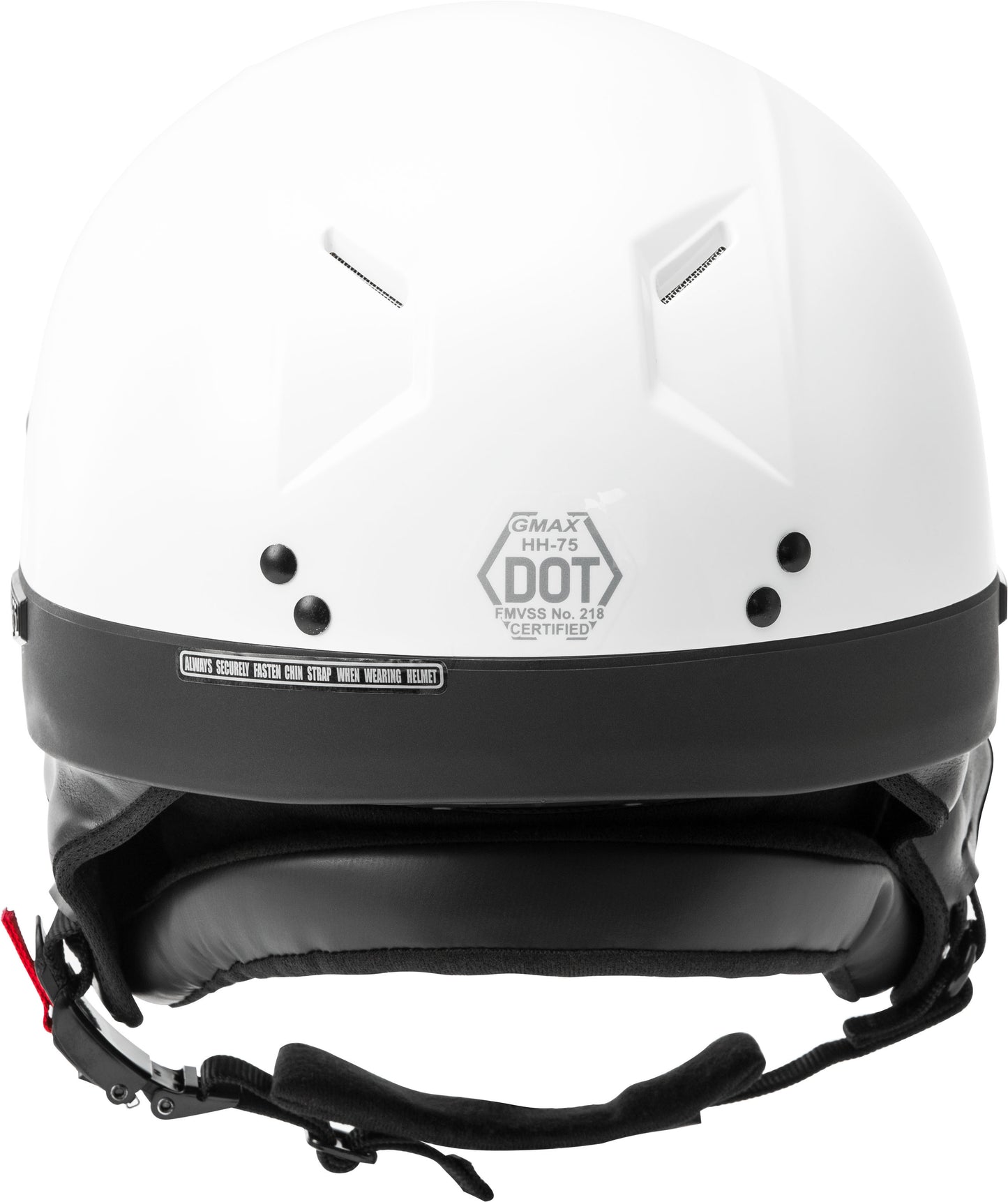 Hh 75 Half Helmet White Md