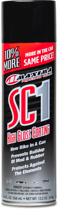 High Gloss Sc1 Clear Coat Silicone Spray 18.9oz(12/Case)