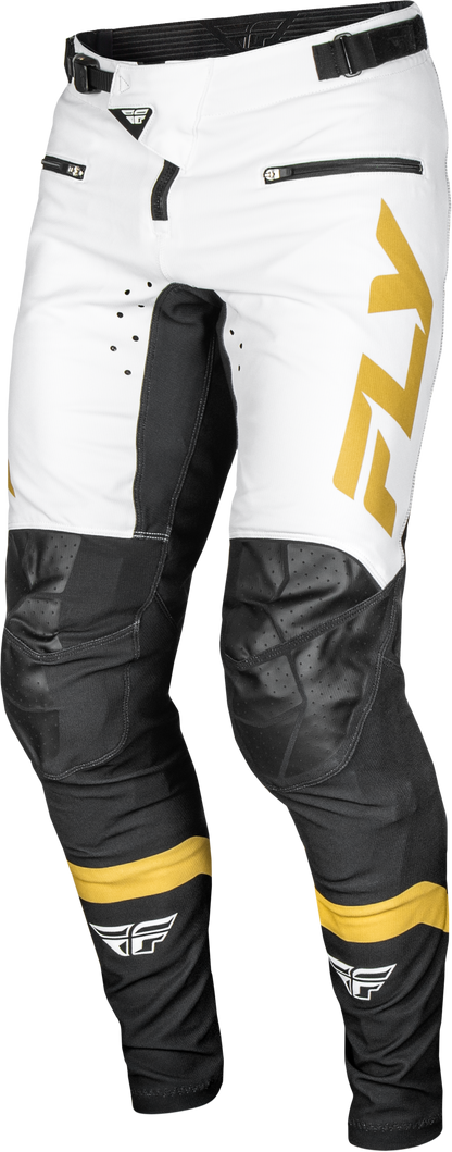 Rayce Bicycle Pants White/Black/Gold Sz 28