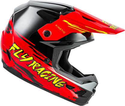 Youth Kinetic Surge Helmet Black/Red/Yellow Ym