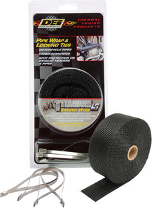 Pipe Wrap & Locking Ties Black Titanium