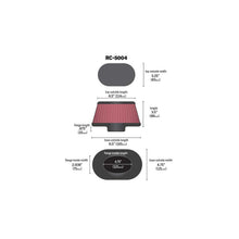 Air Filter Universal 75mm Flange