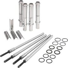 Speedy Pushrod Kit W/Covers Chrome, Tc 99 17