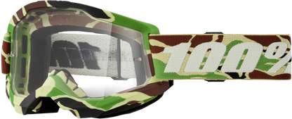 Strata 2 Goggle War Camo Clear Lens