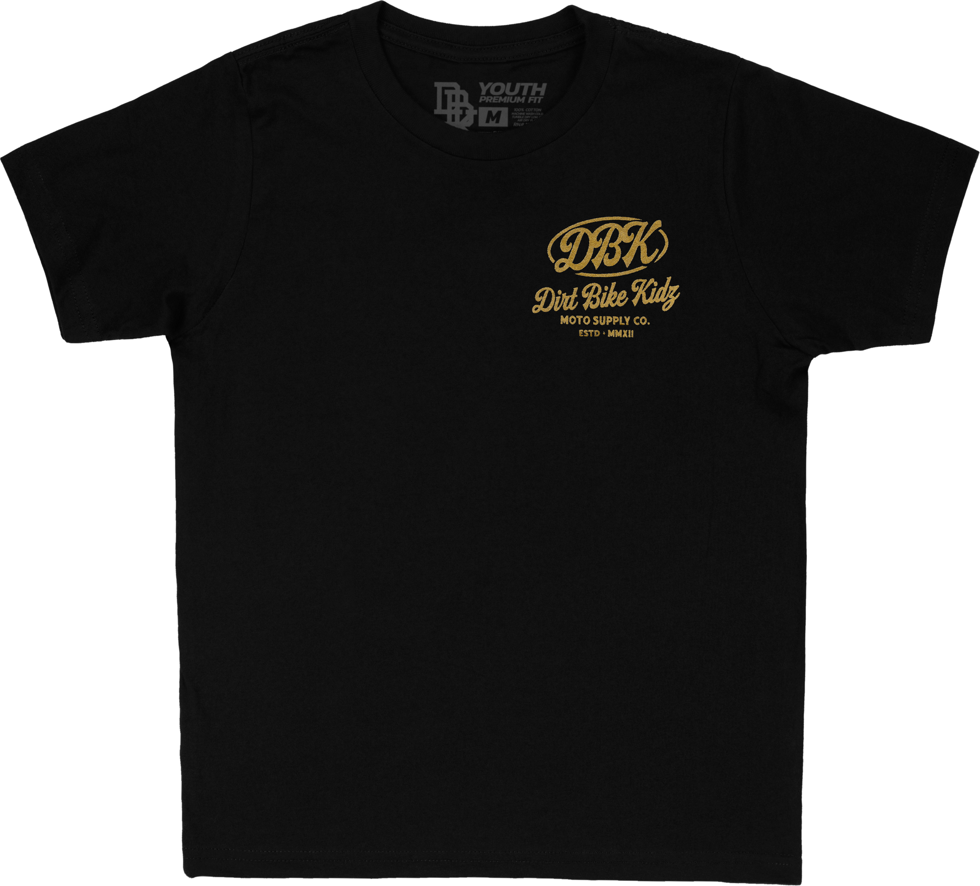 Gold Nugget Youth Tee Black Yx