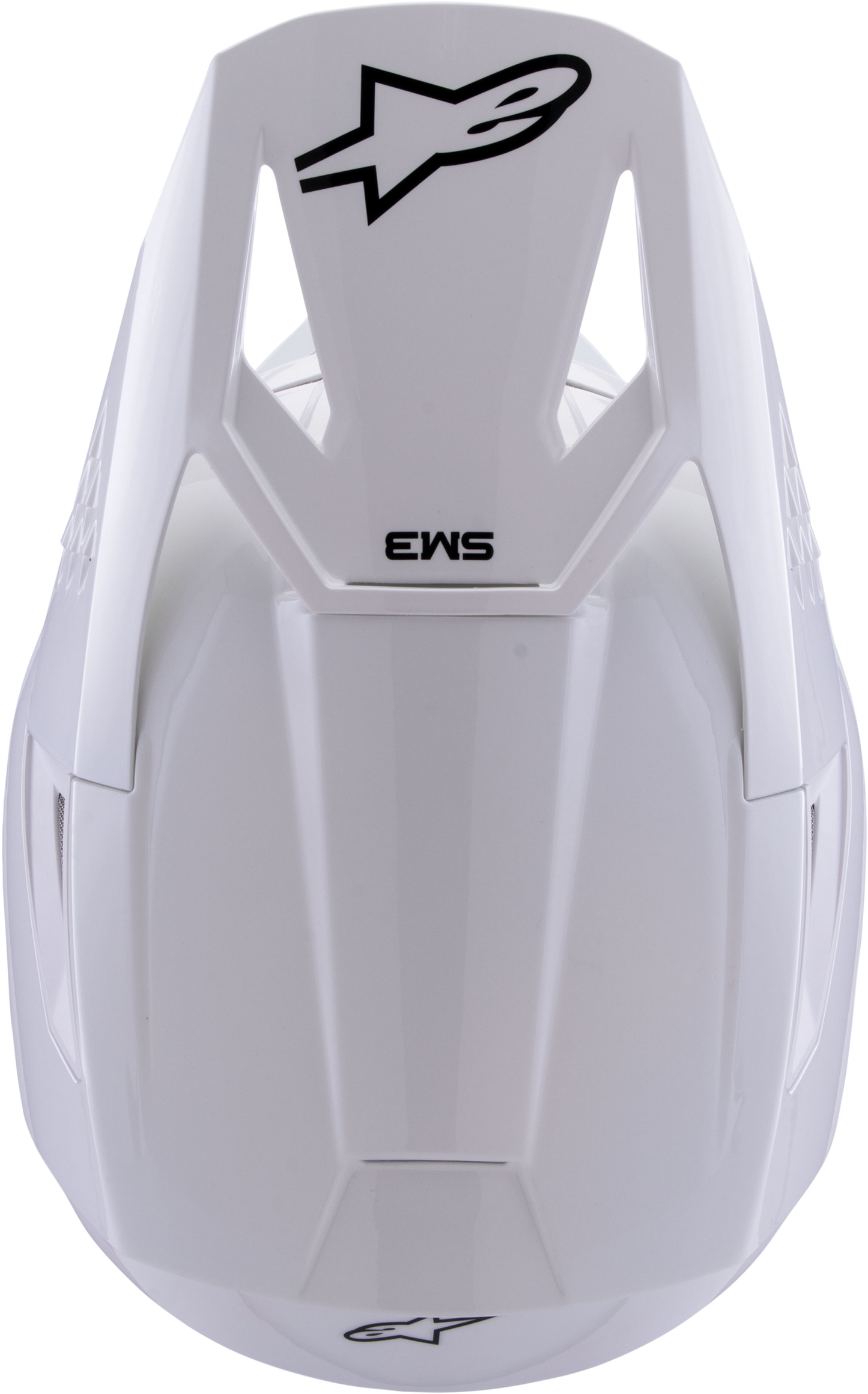 Sm3 Solid Helmet White Glossy Sm