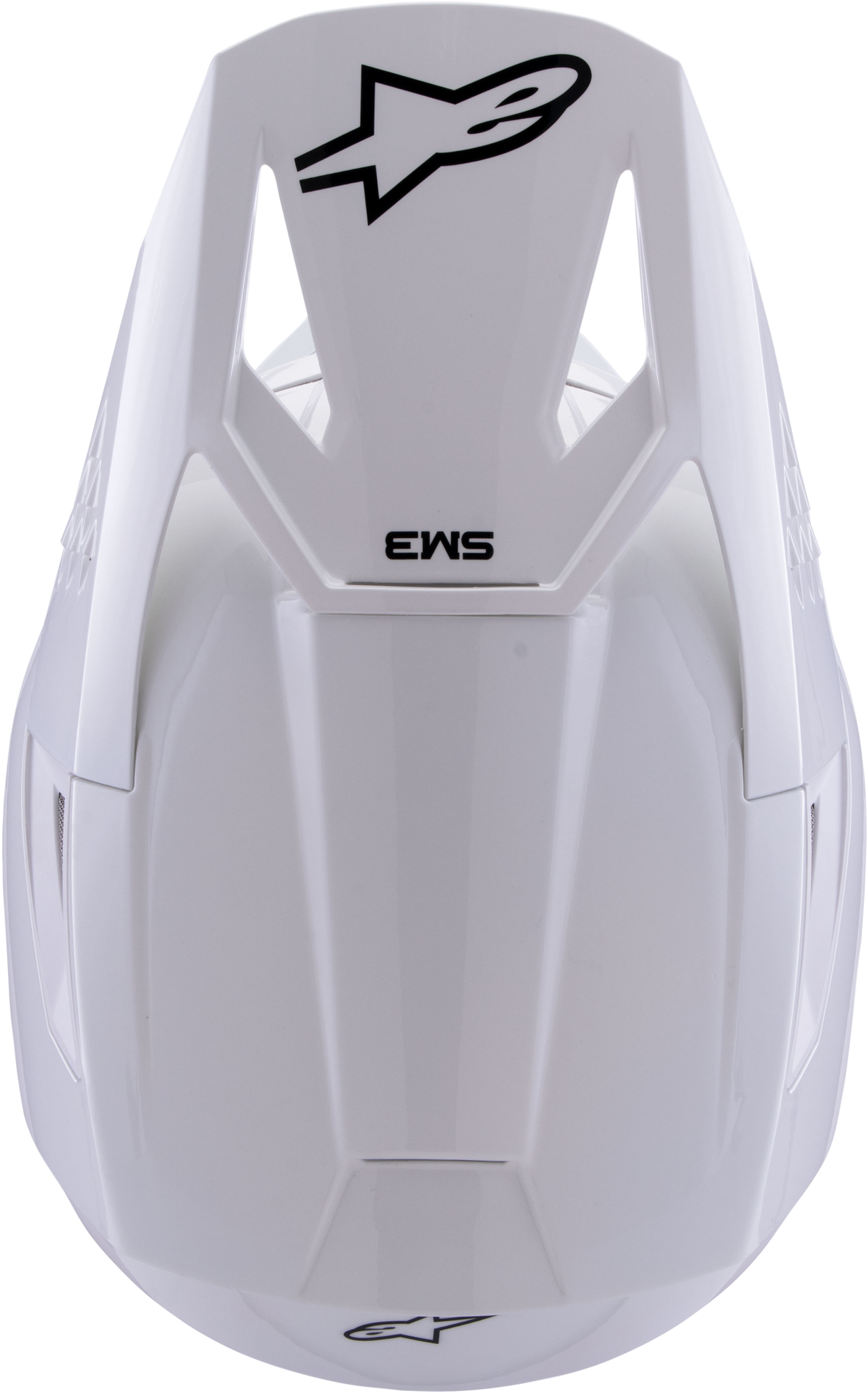 Sm3 Solid Helmet White Glossy Sm