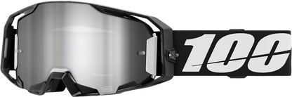 Armatic Goggle Black Mirror Silver Flash Lens