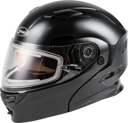 Md 01s Modular Snow Helmet W/Electric Shield Black 3x