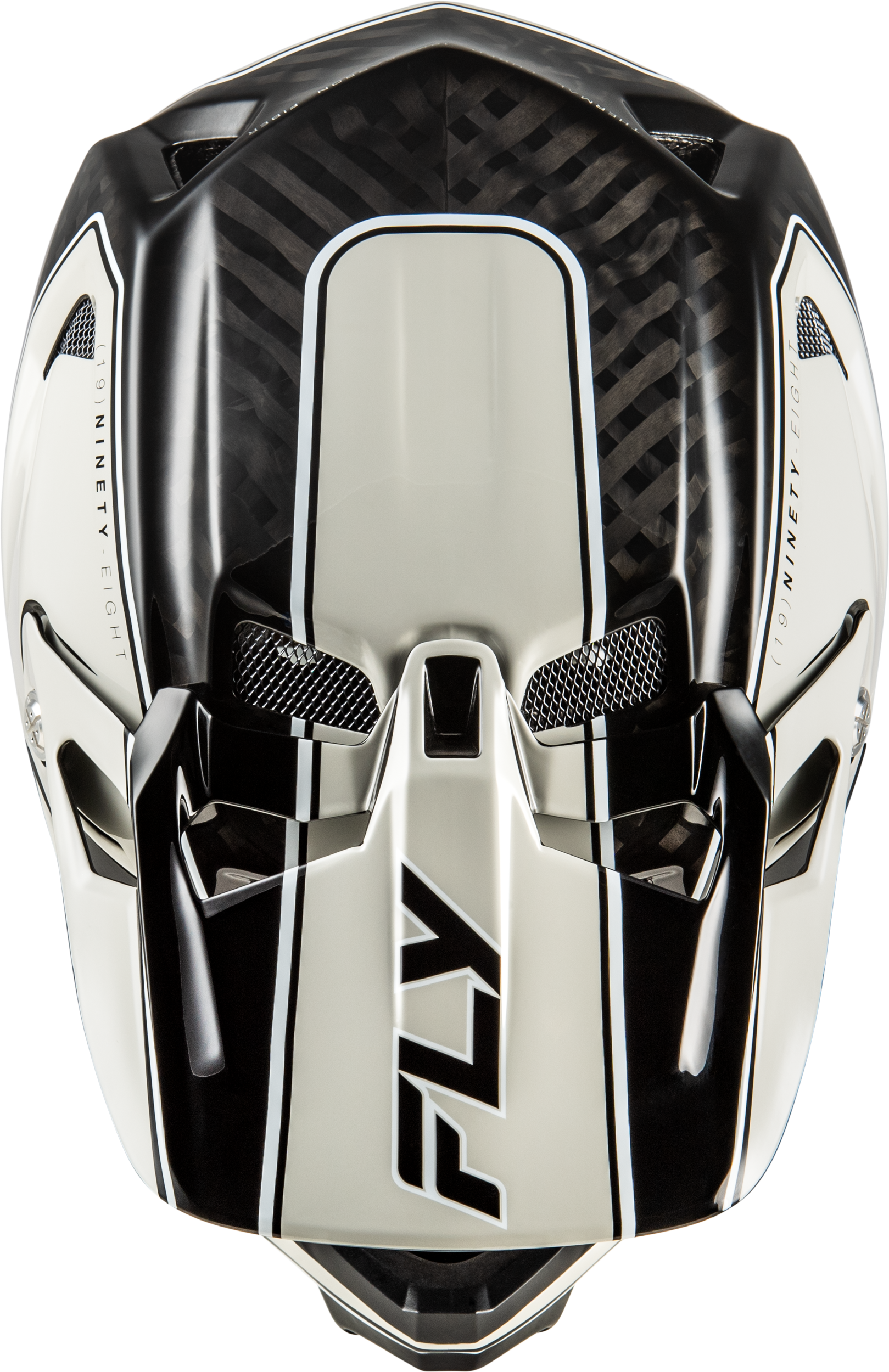 Werx R Flow Carbon Helmet Black Carbon/Grey Md
