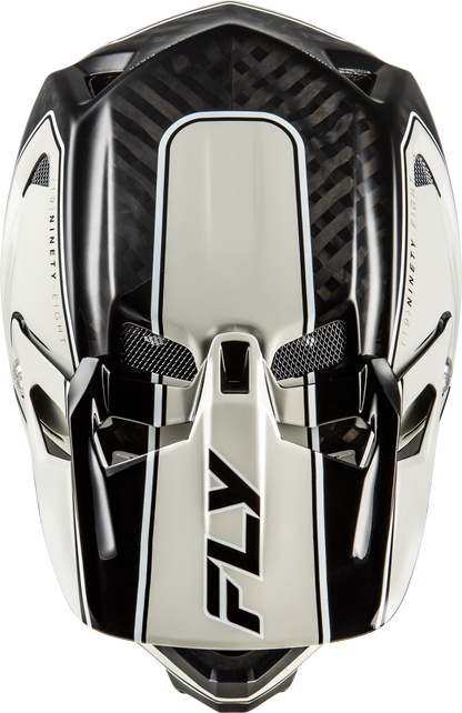 Werx R Flow Carbon Helmet Black Carbon/Grey Md