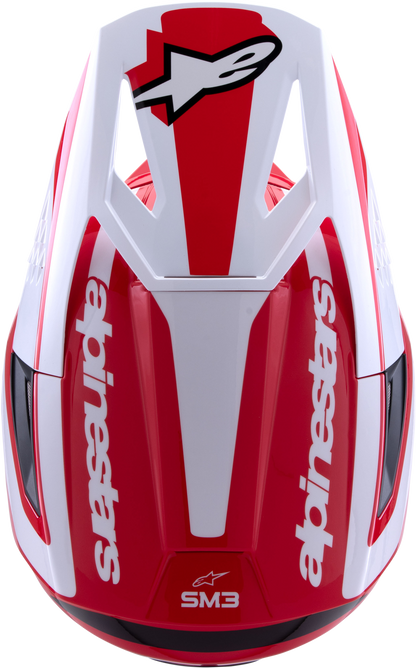 Sm3 Heat Helmet Red/White/Black Glossy Xl