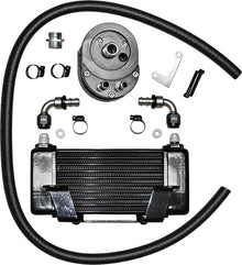 Lowmount 10 Row Oil Cooler Black
