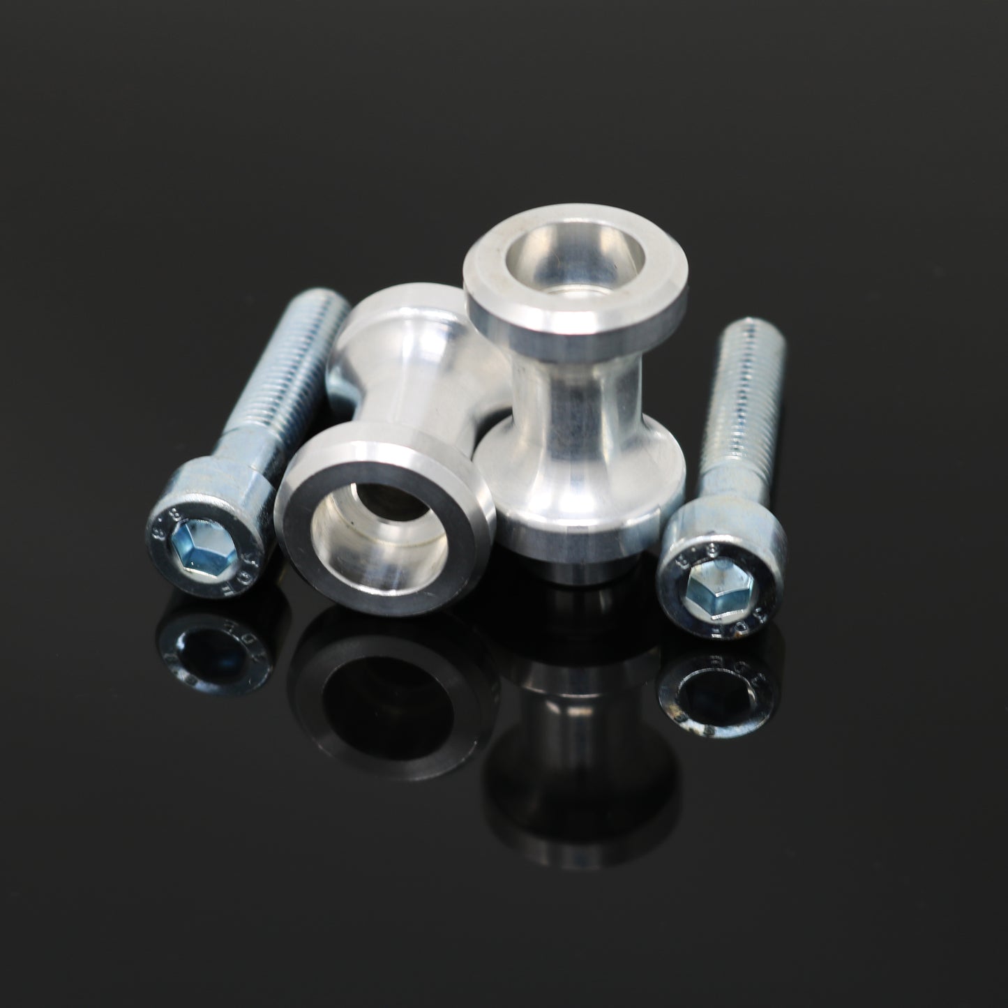 Swingarm Spools 6mm Silver