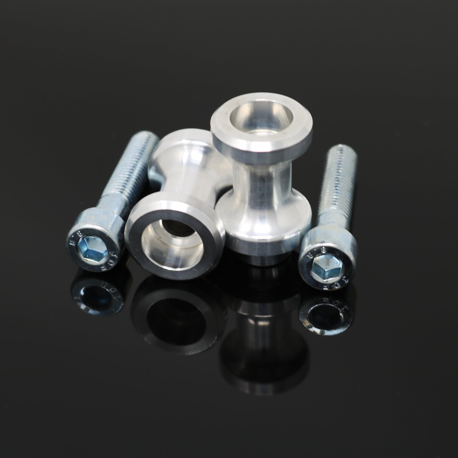Swingarm Spools 6mm Silver