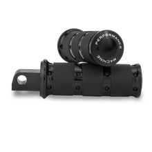 Performance Machine Footpegs XLS Passenger - Black Ano