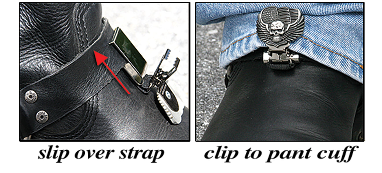 Clips For Stirrup/Strap Boots Engine/Shield