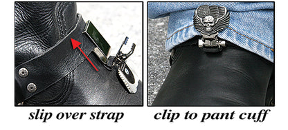 Clips For Stirrup/Strap Boots Engine/Shield