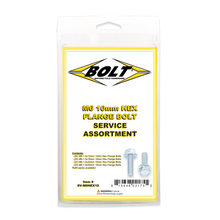 M6 10mm Hex Flange Bolt Assortment 80 Piece Kit