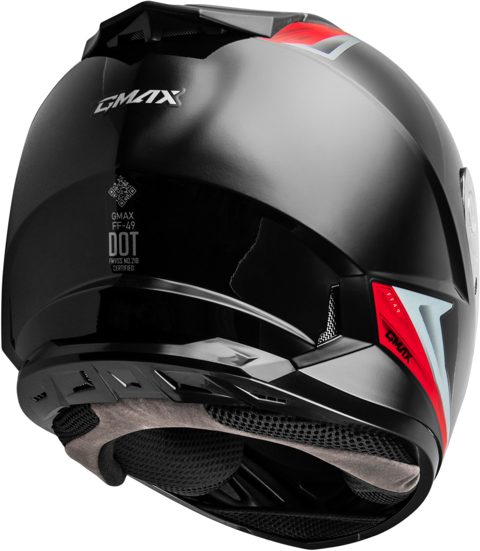 Ff 49 Syth Helmet Black/Red Lg