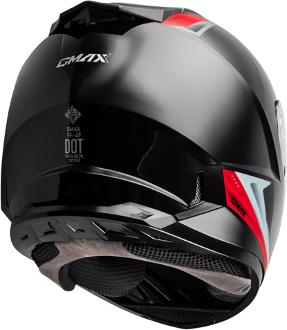 Ff 49 Syth Helmet Black/Red Md