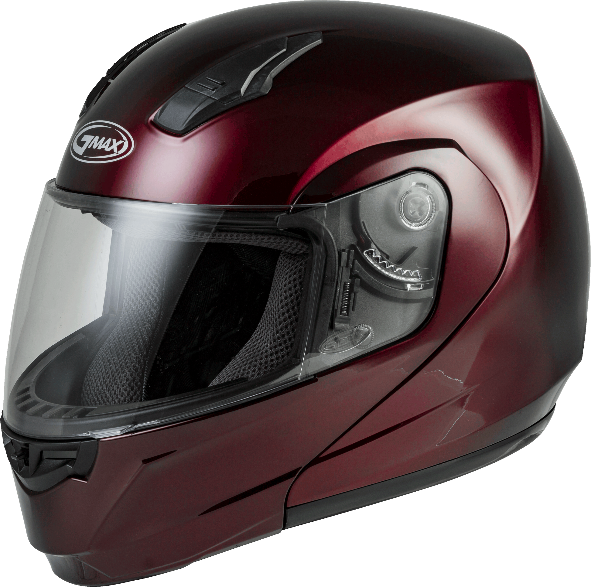Md 04 Modular Helmet Wine Red Sm