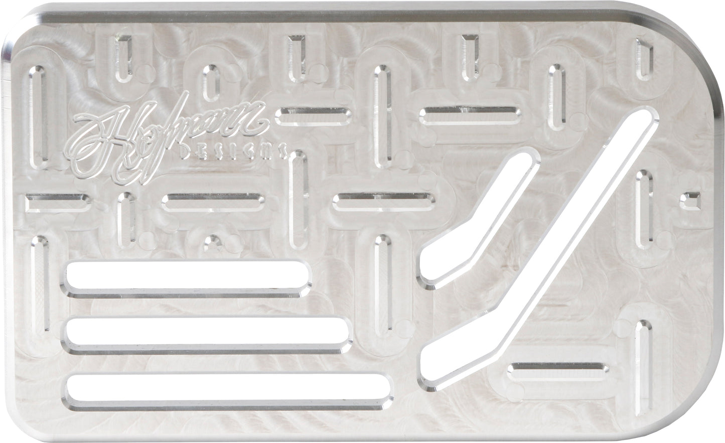H/D Billet Brake Pedal Pad Raw Flt