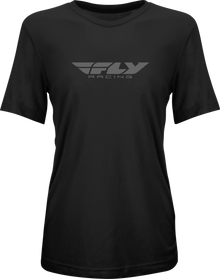 Women's Fly Origin Corp Tee Black/Grey Lg