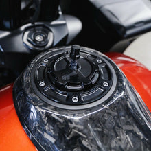 6 Pt Moto Gas Cap Assembly `23 24 Cvo Black