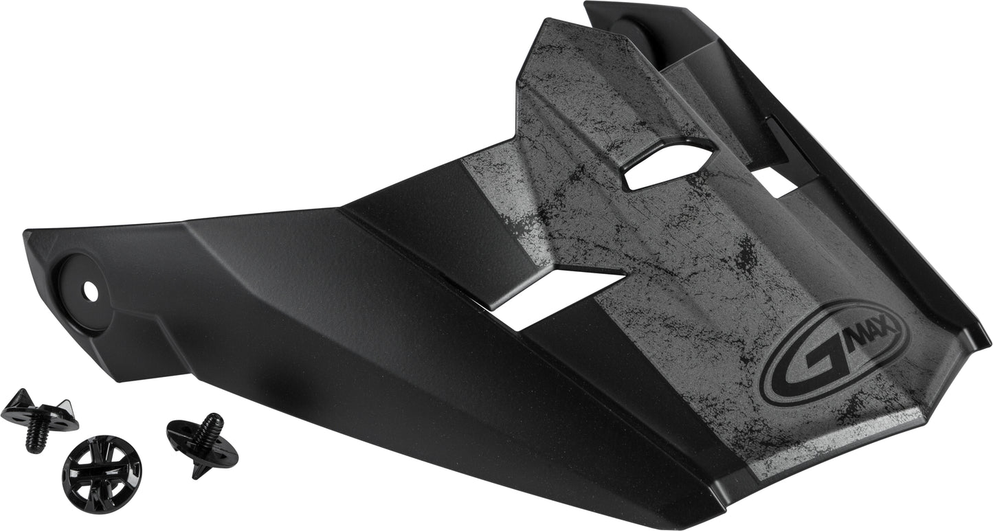 Visor W/Screws Dominant Mx 46 Matte Black/Grey Md 2x