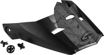 Visor W/Screws Dominant Mx 46 Matte Black/Grey Md 2x