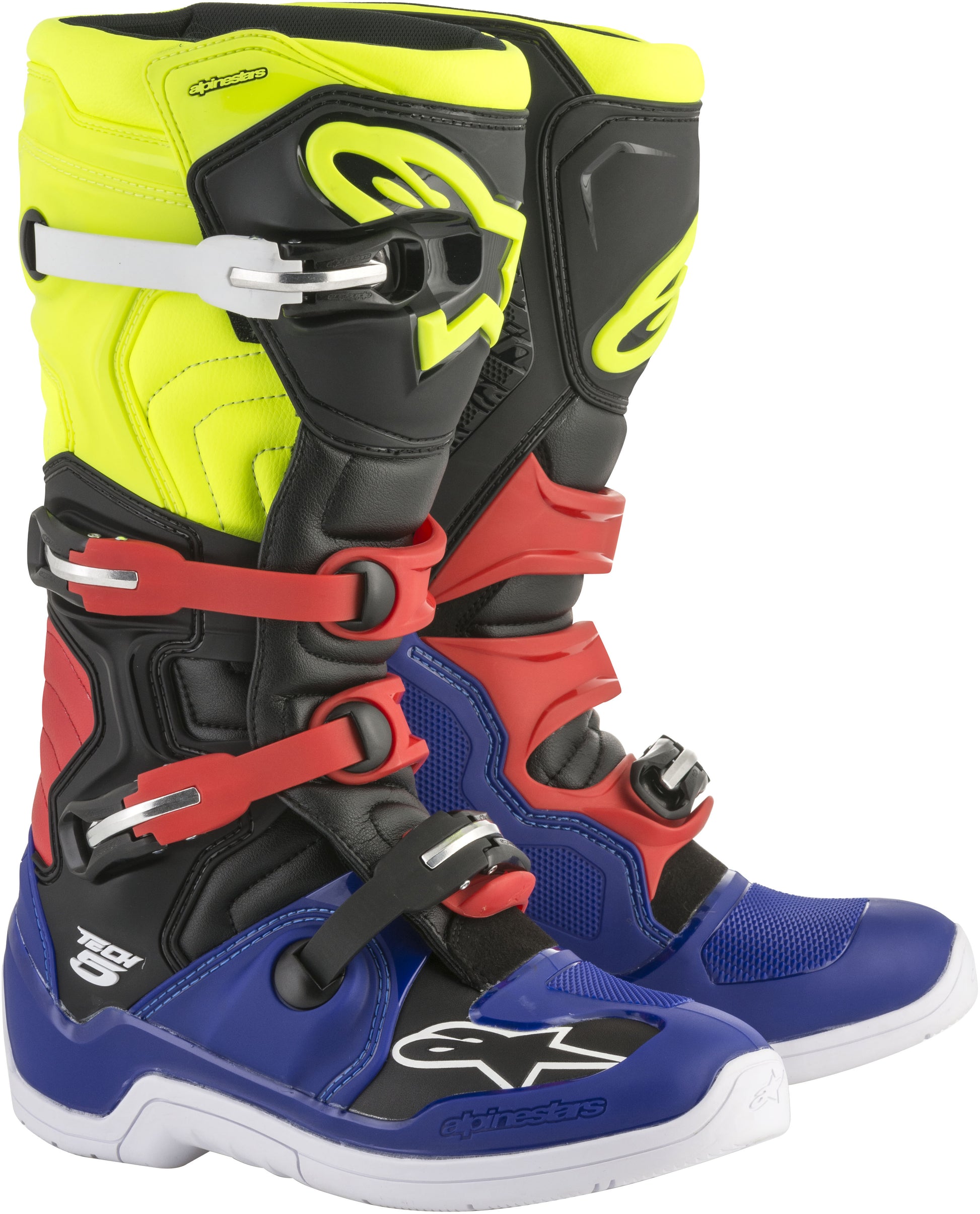 Tech 5 Boots Blue/Black/Yellow Sz 09