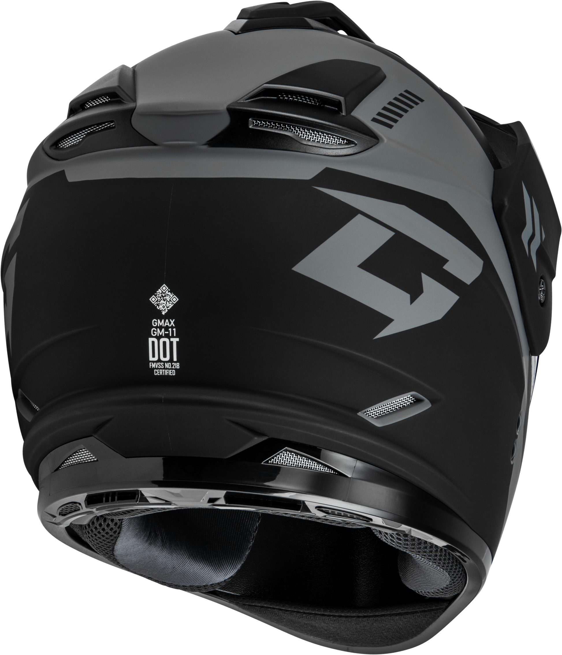 Gm 11 Ronin Helmet Matte Black/Silver Lg