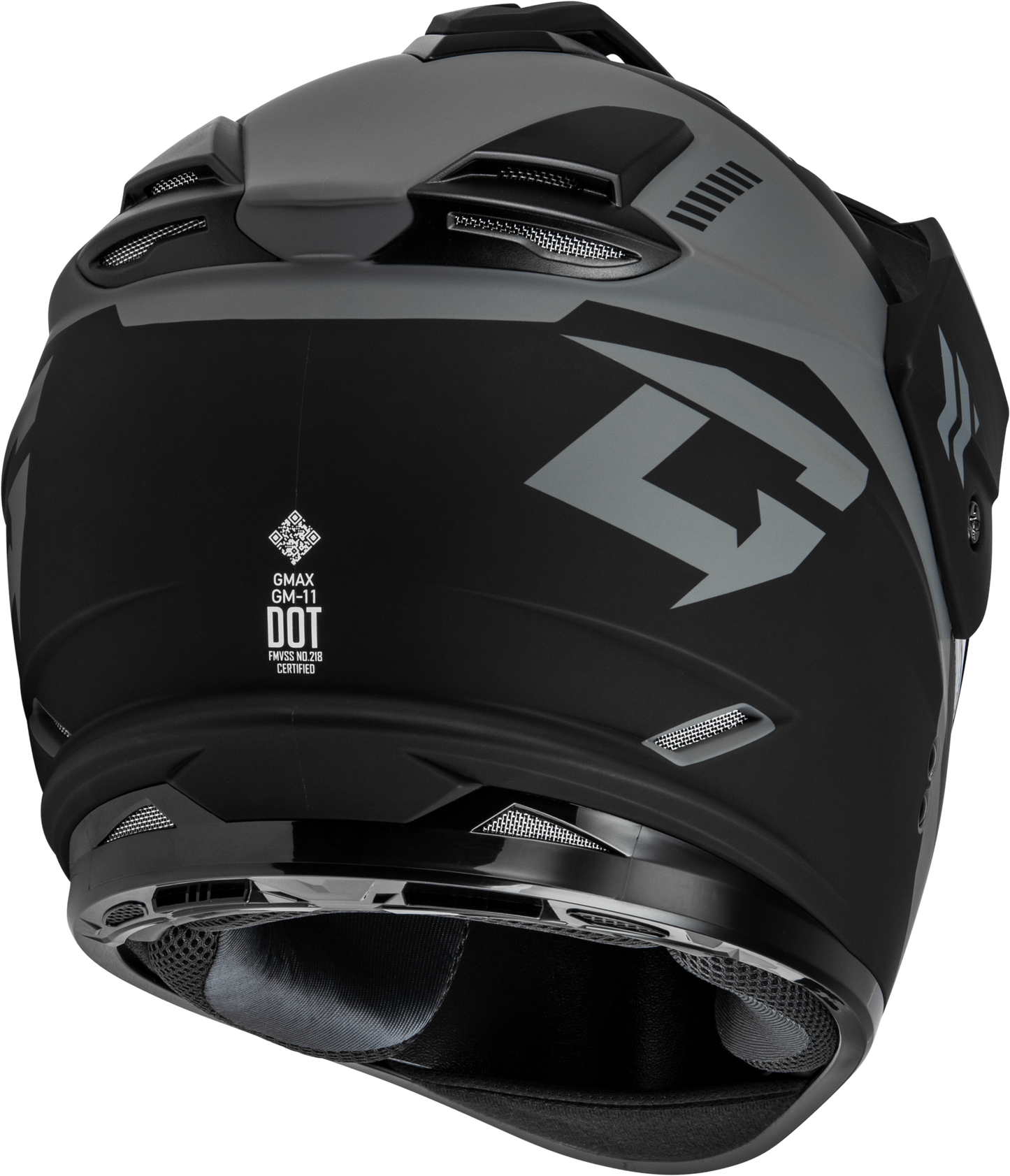 Gm 11 Ronin Helmet Matte Black/Silver Sm