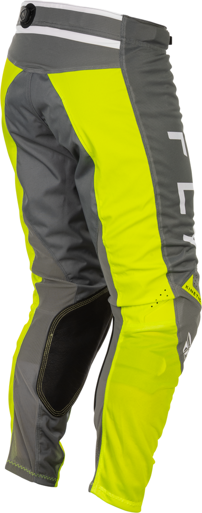 Kinetic Mesh Center Pants Grey/White/Hi Vis Sz 40