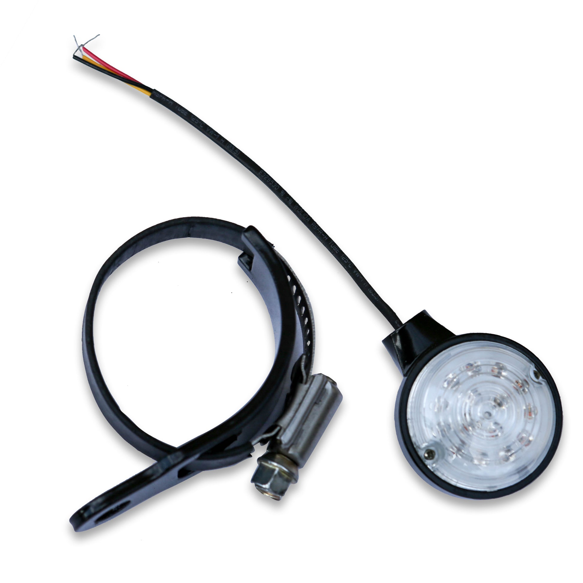 Led Turn Signal Clear /Amber Front Black Pr