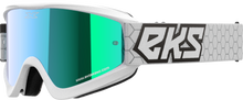Flat Out Mirror Goggle White/Black Blue Mirror
