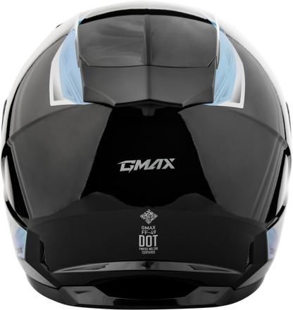 Ff 49 Syth Helmet Black/Silver Blue 2x