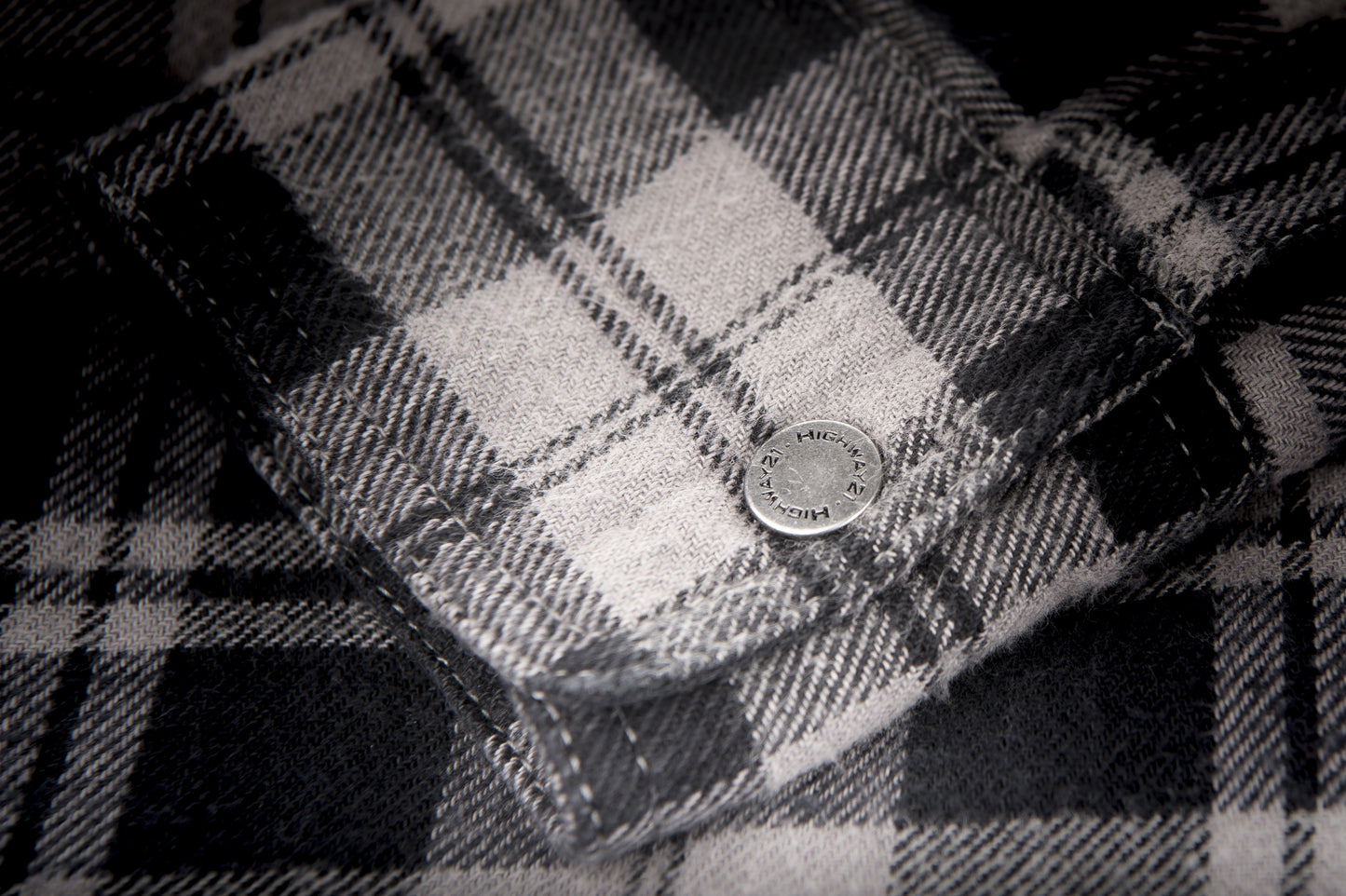 Marksman Flannel Black/Grey Md