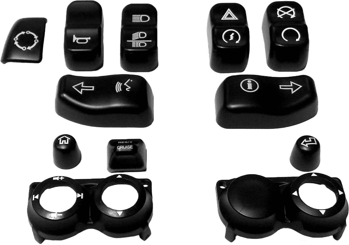 Switch Cap Kit Black `16 Up Flht/Fltr Exc Se Models
