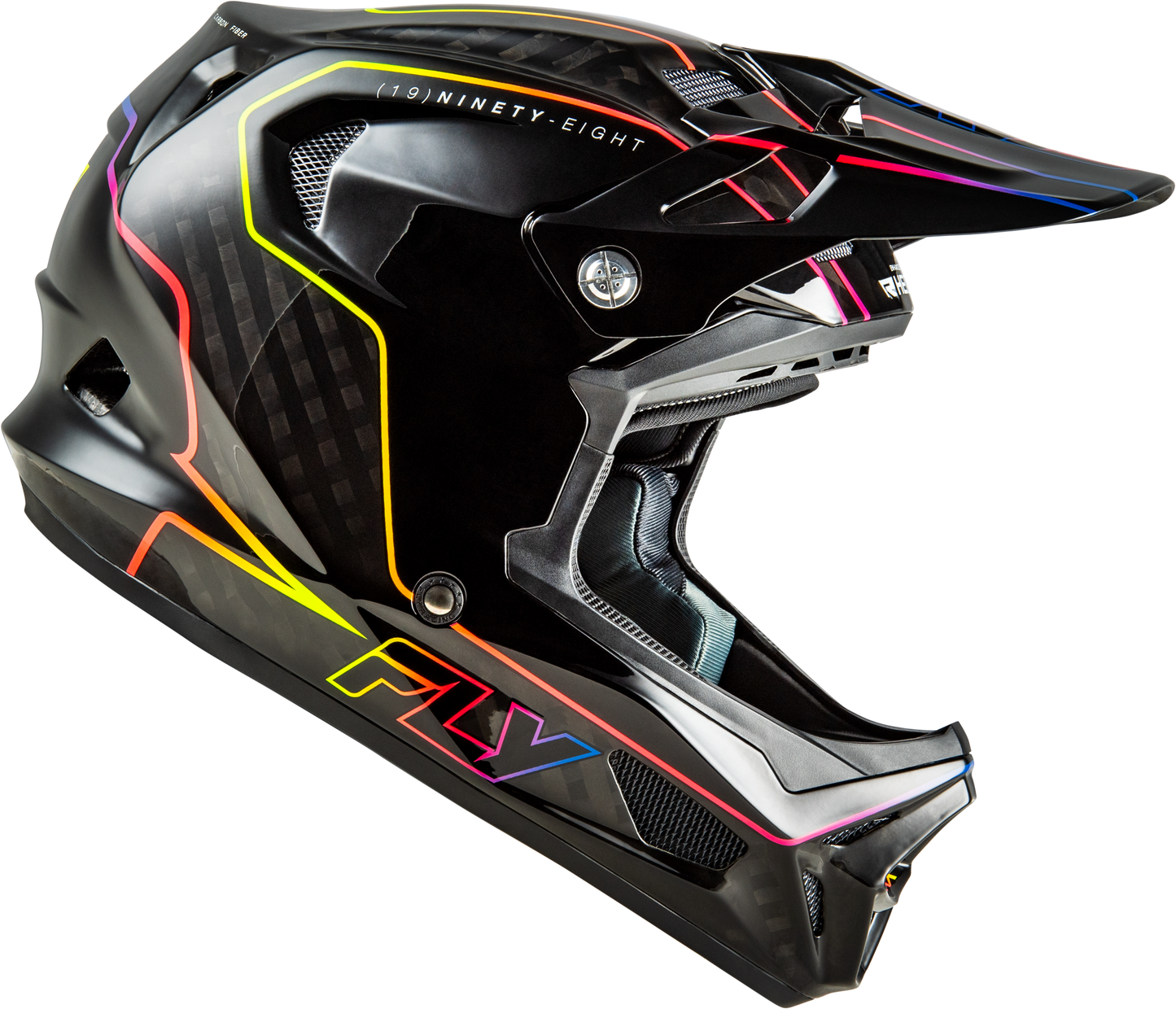 Werx R Flow Carbon Helmet Black Carbon/Black/Multi Xs