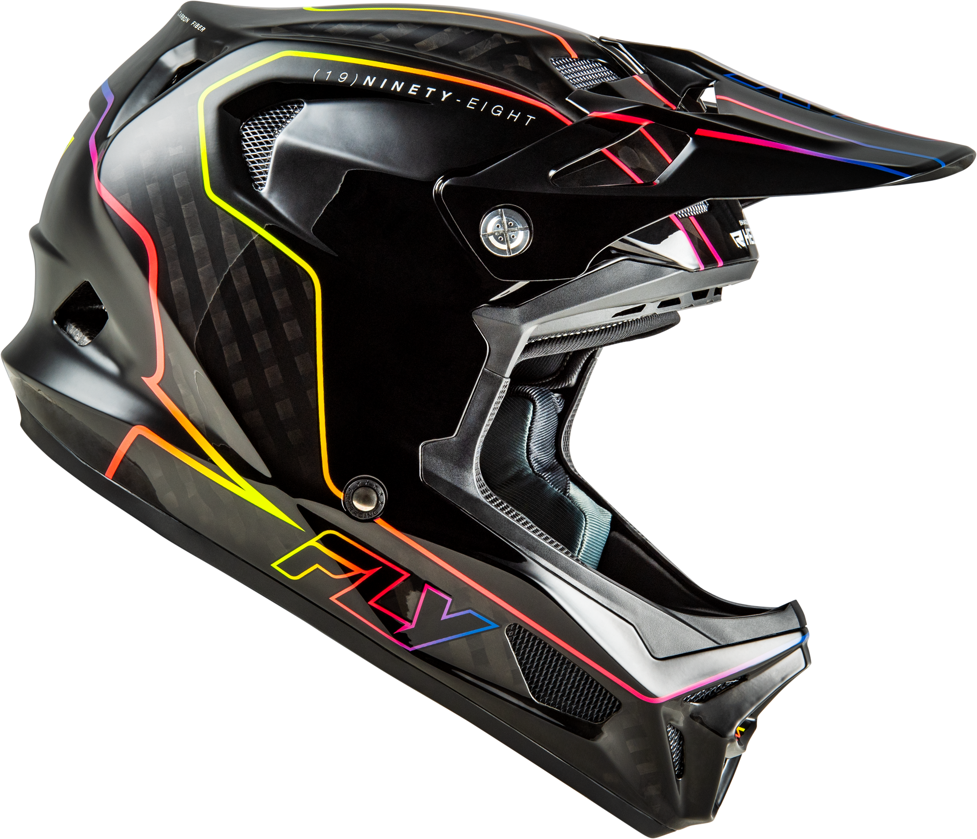 Werx R Flow Carbon Helmet Black Carbon/Black/Multi Xs