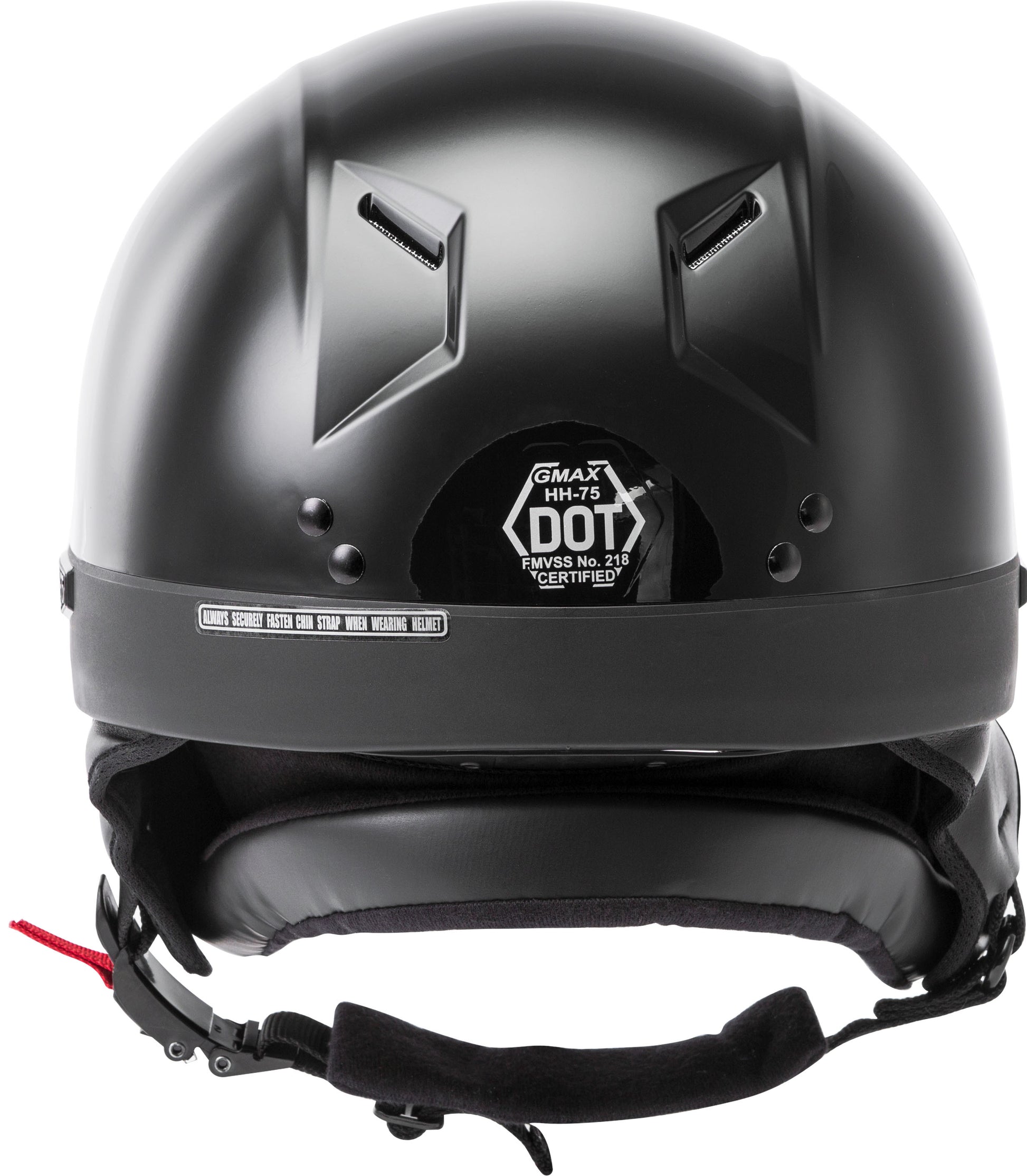 Hh 75 Half Helmet Black Md