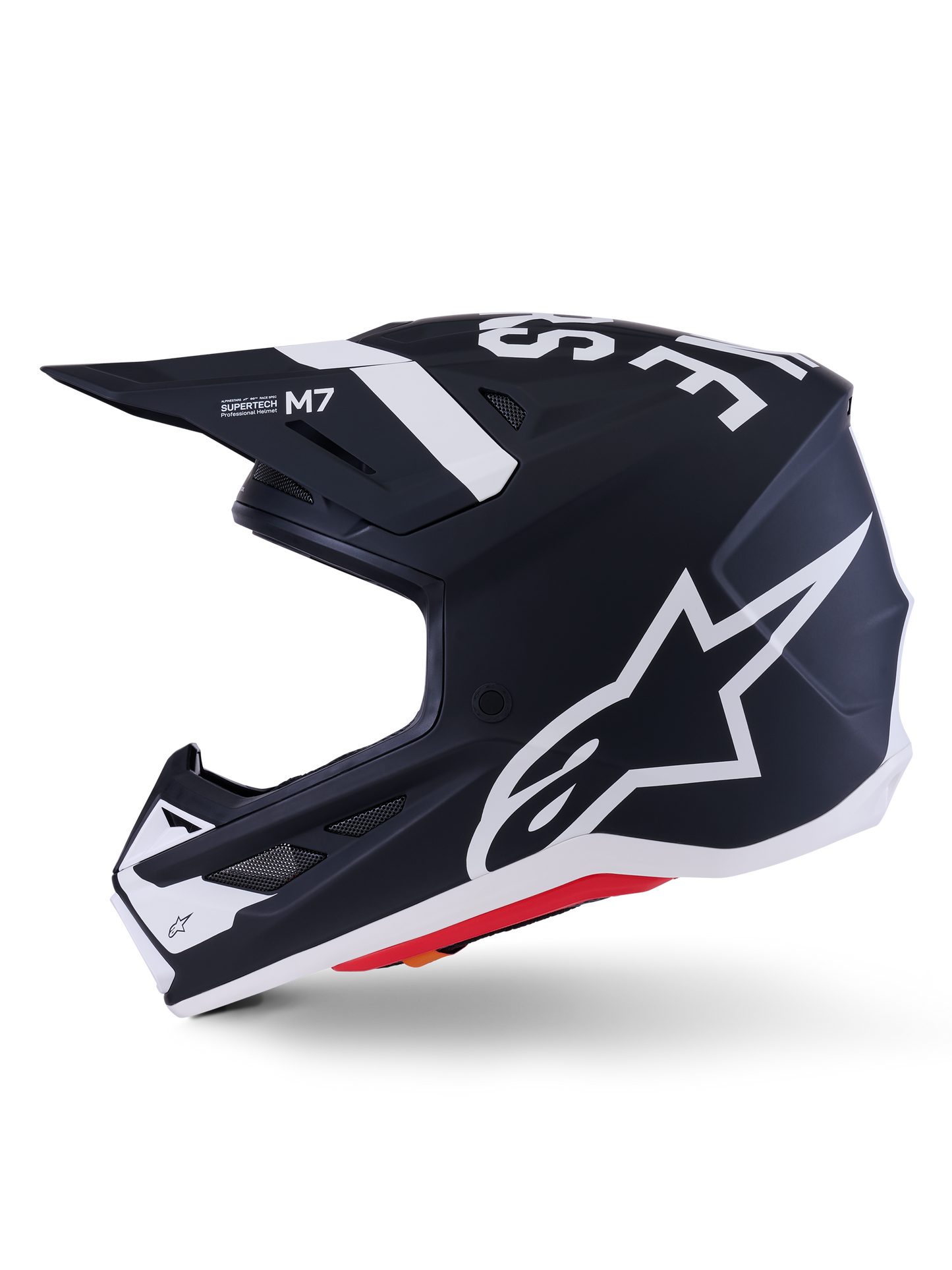 Sm7 Dasher Helmet Blk/Wht Matt Md