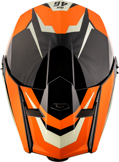 Mx 46y Cyclus Helmet Black/Orange Ym