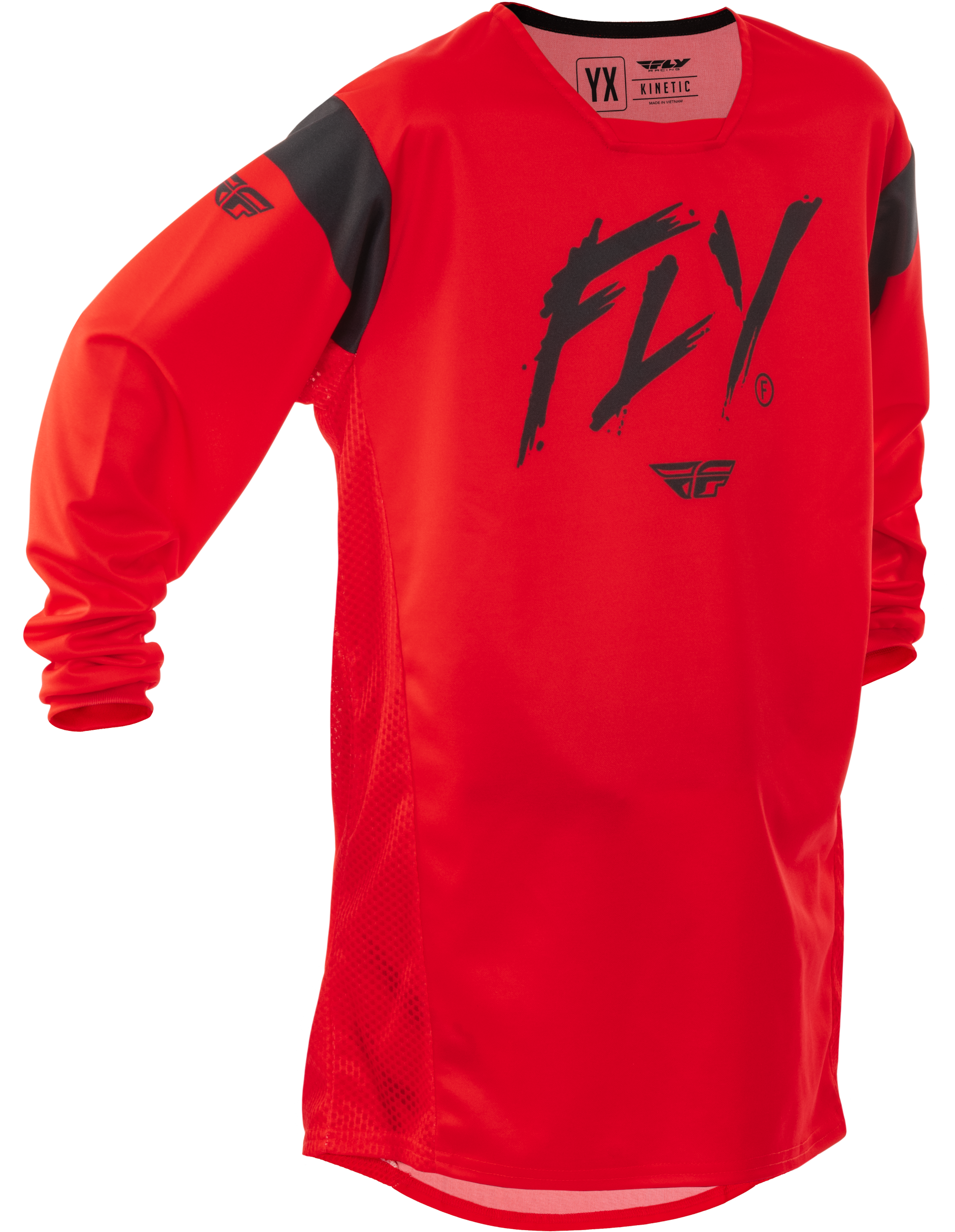 Youth Kinetic Stoke Jersey Red/Black Yxl