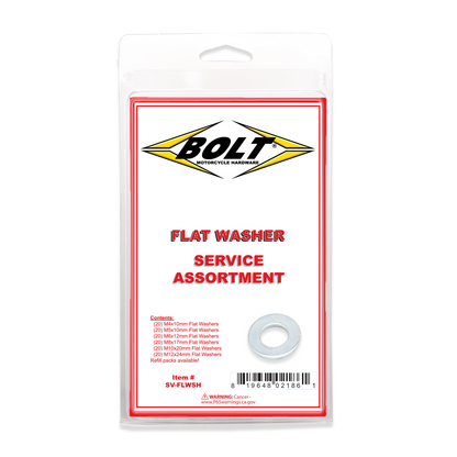 Flat Washer Assortment 120 Piece Kit
