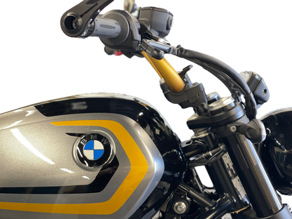 Handlebar Risers Tour Black Bmw